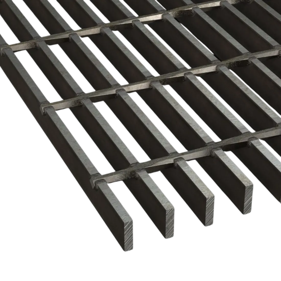 Welded iron walkway mesh